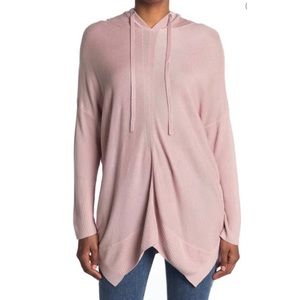 StitchDrop Pullover Tunic Hoodie In Pink Salt
